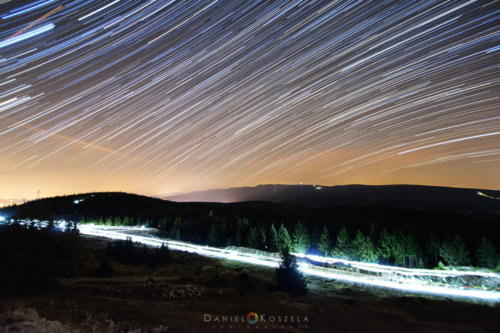 Startrails kopalnia photo